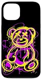 Graffiti Streetart Bär, Bär Cartoon Hip-Hop-Pop-Art Hülle für iPhone 13
