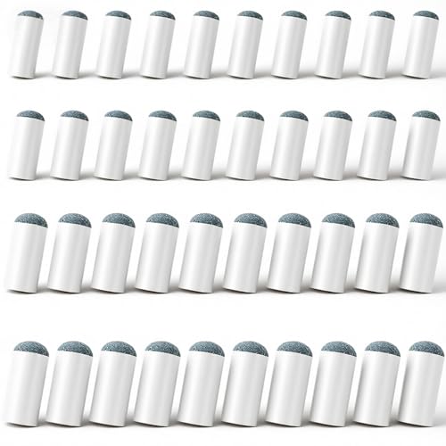 Quilax 24Pcs Pool Cue Tips Replacement Kit, 4 Sizes Slip On Pool Cue Tips, Billiard Stick Tip for Billiard Accessories(9mm/ 10mm/ 12mm/ 13mm, Each Size 6pcs)