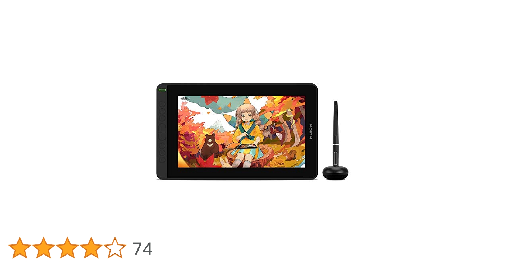 Amazon | HUION 液タブ 液晶ペンタブレット Kamvas 12 11.6