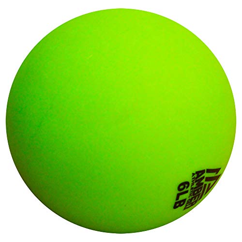AMBER Non-Marking Hard Shell Indoor Shot Put - Ideal for Indoor Track Surfaces (2.72kg/6lb)