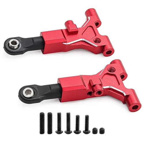 Bras de suspension avant Traxxas Mustang 4-TEC 1/10 RC modification rouge
