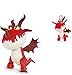 HTTYD Dragons, How to Tran Your Dragon 2 Peluche Croche-Fer 9'84"/25cm - 760016661-4 + Porte-Clés Croche-Fer 5'12"/13cm 760017680