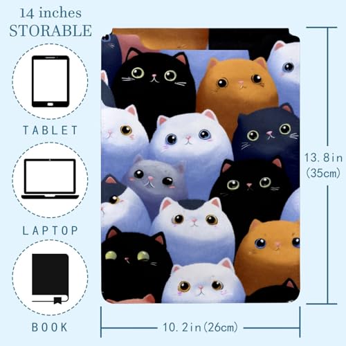 Funda para portátil de gatos que evita golpes y arañazos en mochilas saturadas 4