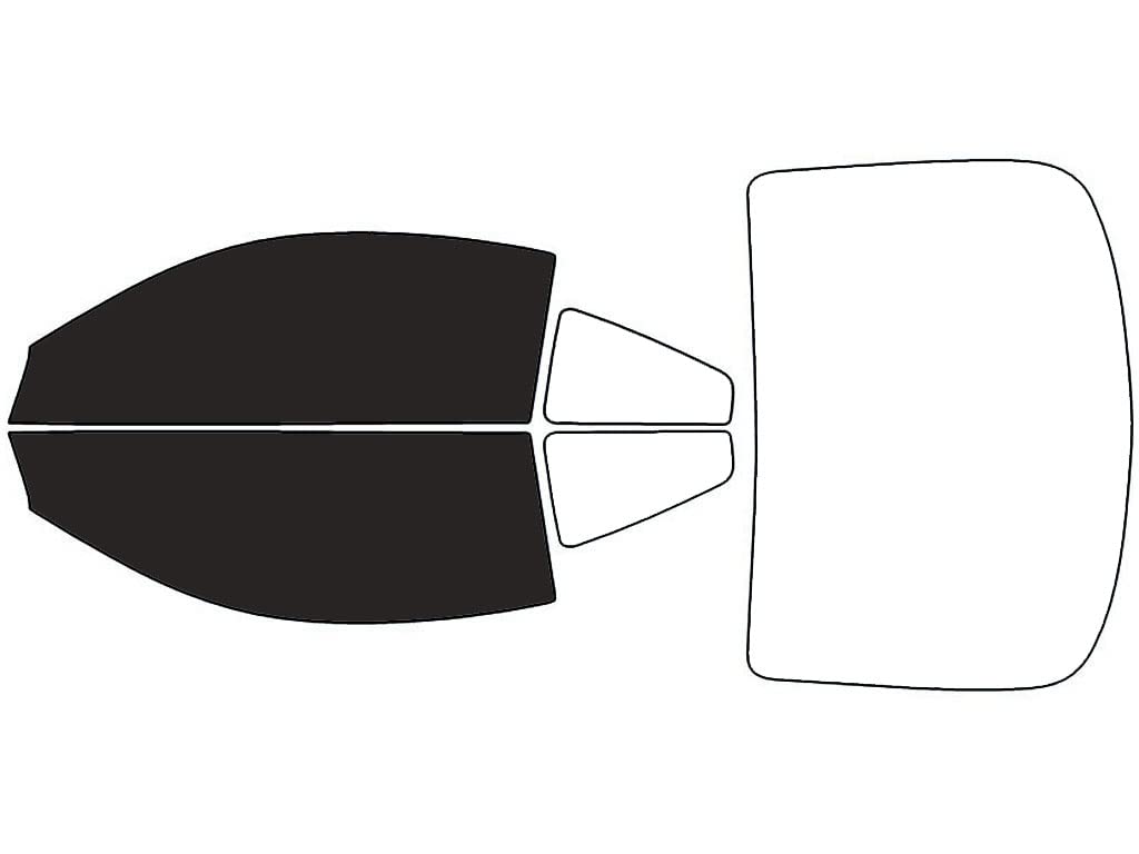 Rvinyl Window Tint Kit Compatible with Infiniti G35 2003-2007 (Coupe) - Front Precut Kit - 20%