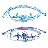 2 pulseras KPOP grupo chicas talismán nudo chino delicadas lindas, k-pop hunters, kpop hunters cumpleaños