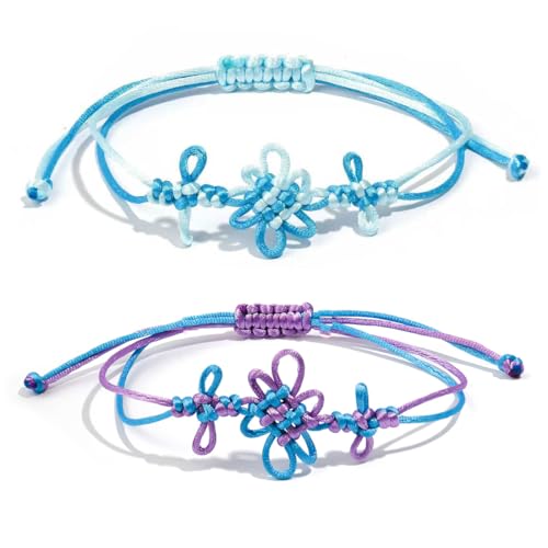 BAHME 2er-Set KPOP Girlgroup-Armbänder chinesischer Knoten raffiniert niedlich, demon hunters kostüm, k pop demon kostüm