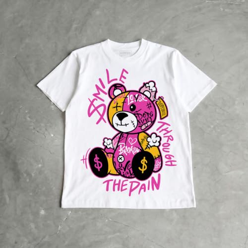 Image of DopeSkill Graphic Tee Streetwear Hip Hop Hypebeast Street Style Unisex T-Shirt Sneaker Colour Matching Shirts Cute Graphic