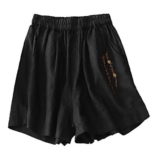 Short de bain noir pour femme taille haute et leggings d'été