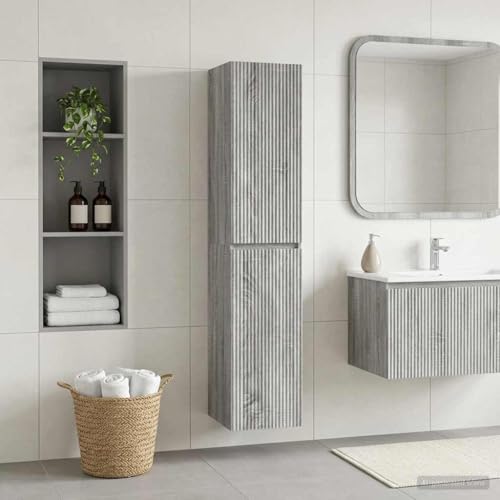 Armario alto para el cuarto de baño con gran capacidad de almacenaje vertical 3