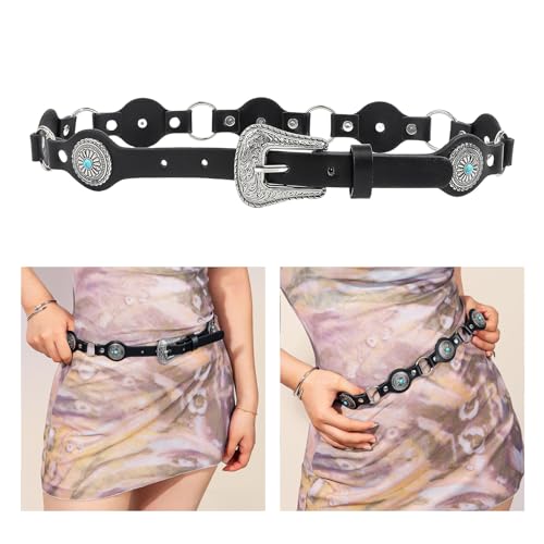 Adjustable Waist Belt Modern For Street Dance Music Festival Jeans Dress Belt Retro Body Jewelry Metallic Belt2
