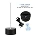 IKEY 3D Night Light Colors Gradual Changing Touch Switch Table Desk Optical Illusion Lamps, 7 Color Changing Lights with Acrylic Flat & ABS Base & USB Cable