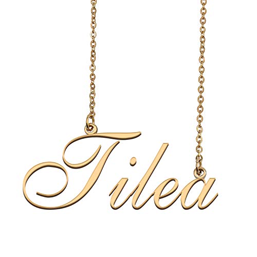 HUAN XUN Customized Charm Pendant Jewelry Any Name Necklace for Grandmother Tilea