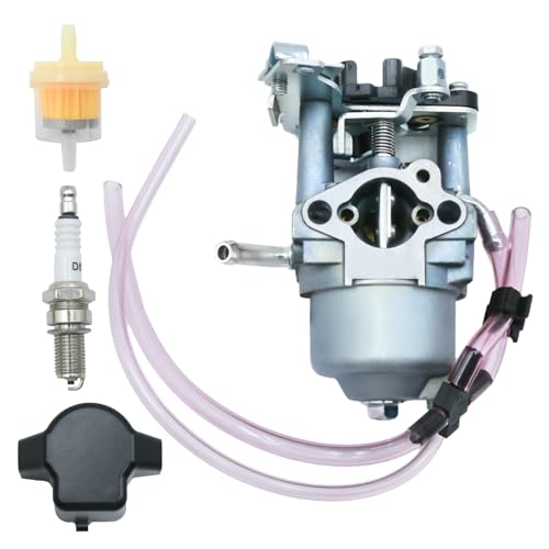 Aynaxcol Carburetor Kit with Spark Plug Fuel Filter, Replacement for Yamaha 2000W 1600W Inverter Generator iPower SC2000i, Replaces 16100-Z800110-0001