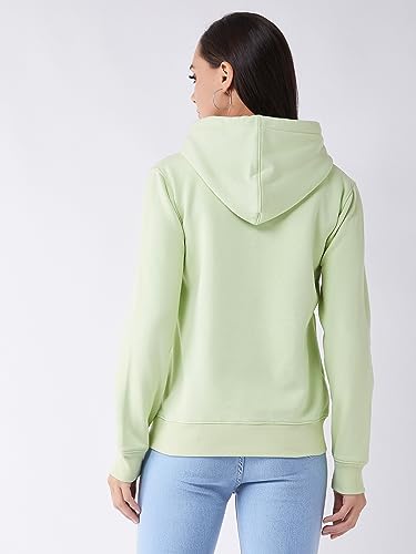 Image of Modeve Women Printed Hooded Sweatshirt for Winter