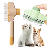 2 Stück Pfotenmond Katzenbürsten - Selbstreinigend Mit Drehbarem Kopf Für Fellpflege & Massage