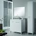 ARKITMOBEL 305260BO, Columna de baño Koncept con 2 Puertas y 4 Patas,...