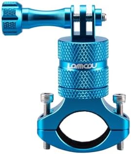 Lammcou Uchwyt rowerowy do kamery sportowej Go Pro, metalowy uchwyt na kierownicę rowerową do Hero 12 11 10 9 8 7 Max Yi Insta-360 X3 X2 uchwyt do kamery sportowej