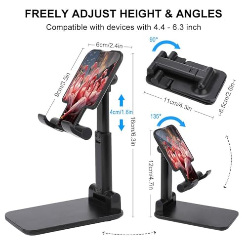 Support de téléphone portable réglable et pliable motif flamants roses pour bureau - 2