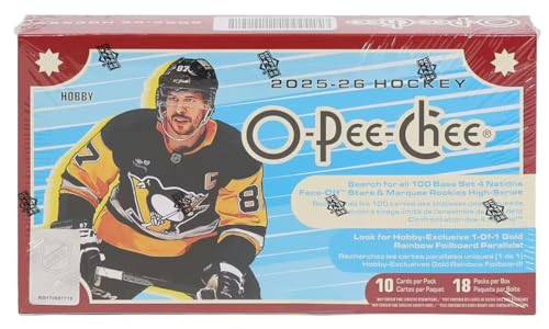 2025/26 Upper Deck O-Pee-Chee OPC Hockey HOBBY box (18 pks/bx)
