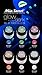 Mia Secret Glow In the Dark Acrylic Powder, 6 piece Set
