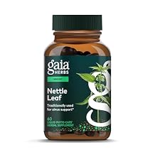 Gaia Herbs Nettle Leaf - Supplement with Stinging Nettle Leaf Extract Traditionally Used for Respiratory & Immune Support* - Vegan, Gluten-Free, Soy-Free - 60 Liquid Phyto-Caps 30 Servings