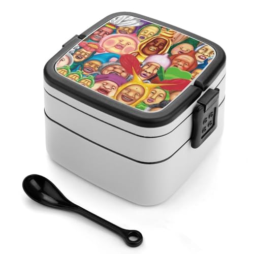 弁当箱 こびとづかん ランチボックス 二段 お弁当箱 おべんとう箱 ランチケース 大人用 子供用 学生 仕事 通勤 1000ml