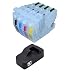 Produktbild Wiederbefüllbare Druckerpatronen kompatibel mit Brother LC-3211, LC-3213 black, cyan, magenta, yellow mit resetbaren Chips + USB Chipresetter