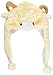 Sheep Cream Plush Cosplay Hat - Animal Plush Hat