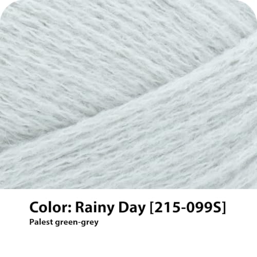 Image of Lion Brand Yarn, Feel Like Butta Velvety Soft Yarn for Knitting, Crochet, and Crafts, Rainy Day, 1 Pack, Chenille Like Fiber for Plush Baby Blankets, Amigurumi Toys, and Worsted Weight Sweaters