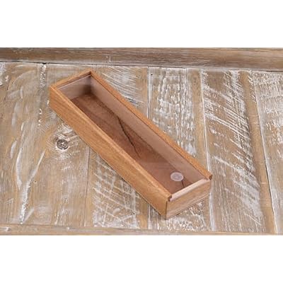 Prestige Import Group - Promotional 2 Cigar Wooden Storage Box w/Sliding Top - General Purpose Storage - 2 Pack
