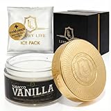 LUXURY LIFE BUTTER - Irresistibly Scented Body Butter with Hyaluronic Acid for Ultimate Moisture. Luxurious Natural Fragrance. Hydrates for a Non-Greasy Glamorous Glow, Tobacco Vanilla, 5 oz.