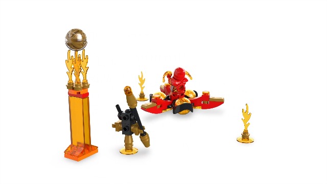 LEGO NINJAGO Kai's Dragon Power Spinjitzu Flip 71777 | Flipping