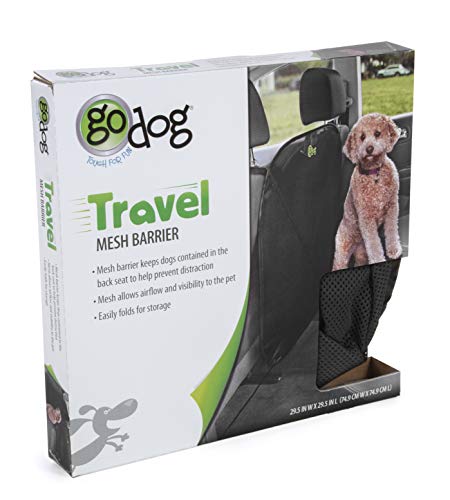 goDog Travel Car Front Seat Pop Up Barrier - Gray, One Size