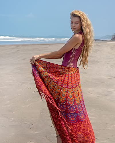 Boho Chic Pareo - Mandala Pareo - Bikini Swimsuit Cover Up - Beach Dress - Wrap #TOP6