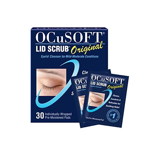 OCuSOFT Lid Scrub Original, Pre-Moistened Pads, 30 Count