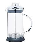 prensa francesa historia 12 meses de garantía Kitchen Craft 350 ml de cristal/acero inoxidable le \' Xpress 3-tazas, translúcido