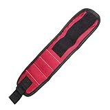Rangement sécurisé pour les outils : ces ceintures à outils avec bracelet magnétique offrent une solution fiable pour contenir de petites pièces et sécuriser des objets personnels, y compris des clés ou de la monnaie, grâce à son puissant réseau magnétique, ce qui la rend idéale pour les chantiers de construction ou les tâches de bricolage.