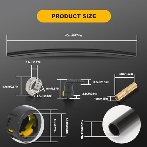 Fuel Diesel Filter Tank Supply Line Connector Repair Kit For F250 F350 F450 F550 6.7L 2011-2022 HC3Z9J338L by Wanzuwbip - Image 4