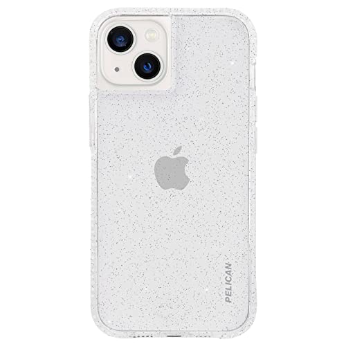 Pelican Ranger Series - iPhone 13 Case [15ft MIL-Grade Drop Protection] [Wireless Charging Compatible] Shockproof and Cute Bling Glitter Phone Case Cover for iPhone 13 6.1" with Anti Scratch - Sparkle