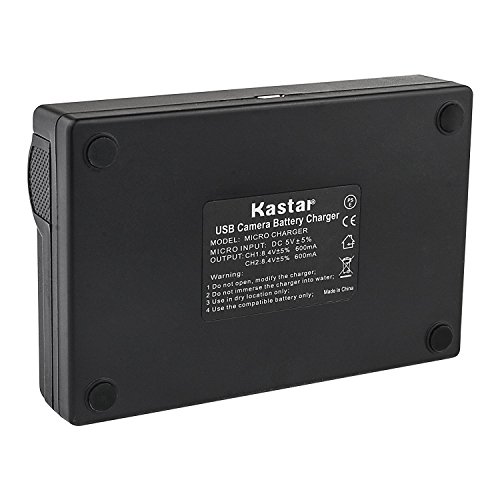 Kastar Blm1 2X Battery + Usb Dual Charger For Olympus Blm-1, Blm-01, Ps-Blm1 And Olympus C-5060, C-7070, C-8080, E-1, E-3, E-30, E-520, Evolt E-300, E-330, E-500, E-510 Camera #TOP2