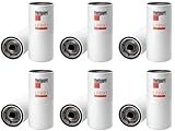 Fleetguard LF691 Oil Filter – Pack of 6, Full-Flow Lube Filter, 20 Micron, Cummins Filtration OEM,