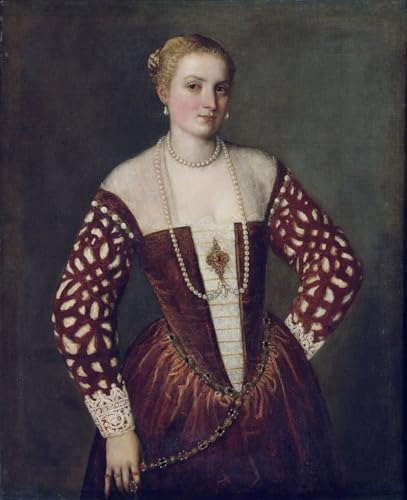 Portrait de femme Veronese impression d'art toile 60x90cm pour mur vide