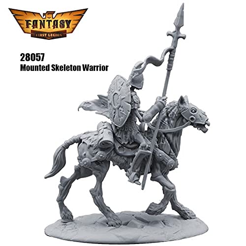 Miniatura Warrior Esqueleto Montado Kit 28mm Escala Heroica miniatura 5