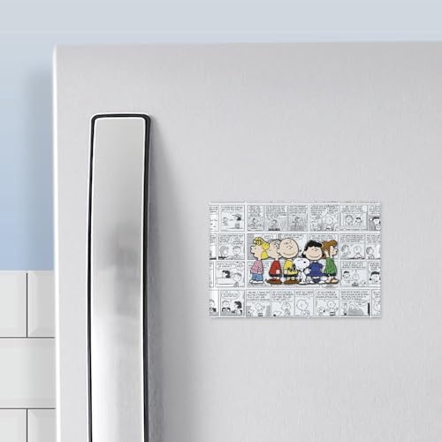 Imán rectangular para nevera estilo The Peanuts Gang miniatura 3