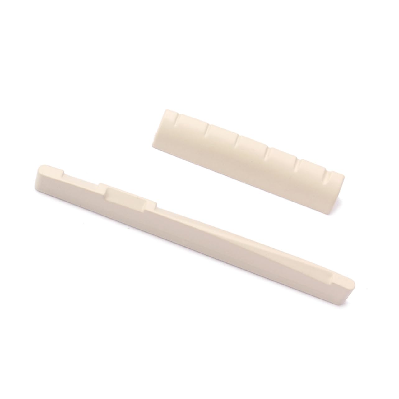 ifundom Guitar Nut and Saddle Kit Bone Replacement for Acoustic Guitar Easy to Cut Saddle and Nut for Improved Playability