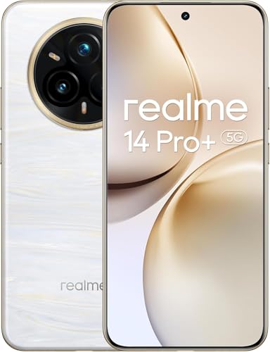 realme 14 Pro+ 5G 256GB 8GB Pearl White + 120W Power Adapter+Air 6 Green