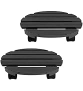 PEILU 2 x plantenroller, outdoor, diameter 30 cm, plantenonderzetter met 360 graden draaibare wielen, bloemen, rolplank tot 100 kg, potroller voor parasolstandaard, vuilnisemmer, regenton, plantenpot