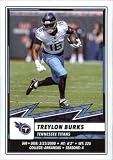 2025 Panini Stickers Football #221 Treylon Burks Titans Official NFL Album Sticker (Smaller than regular Card, paper thin, Stock Photo Shown)