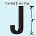 Die Cut Letter Label, J (5 Pieces)