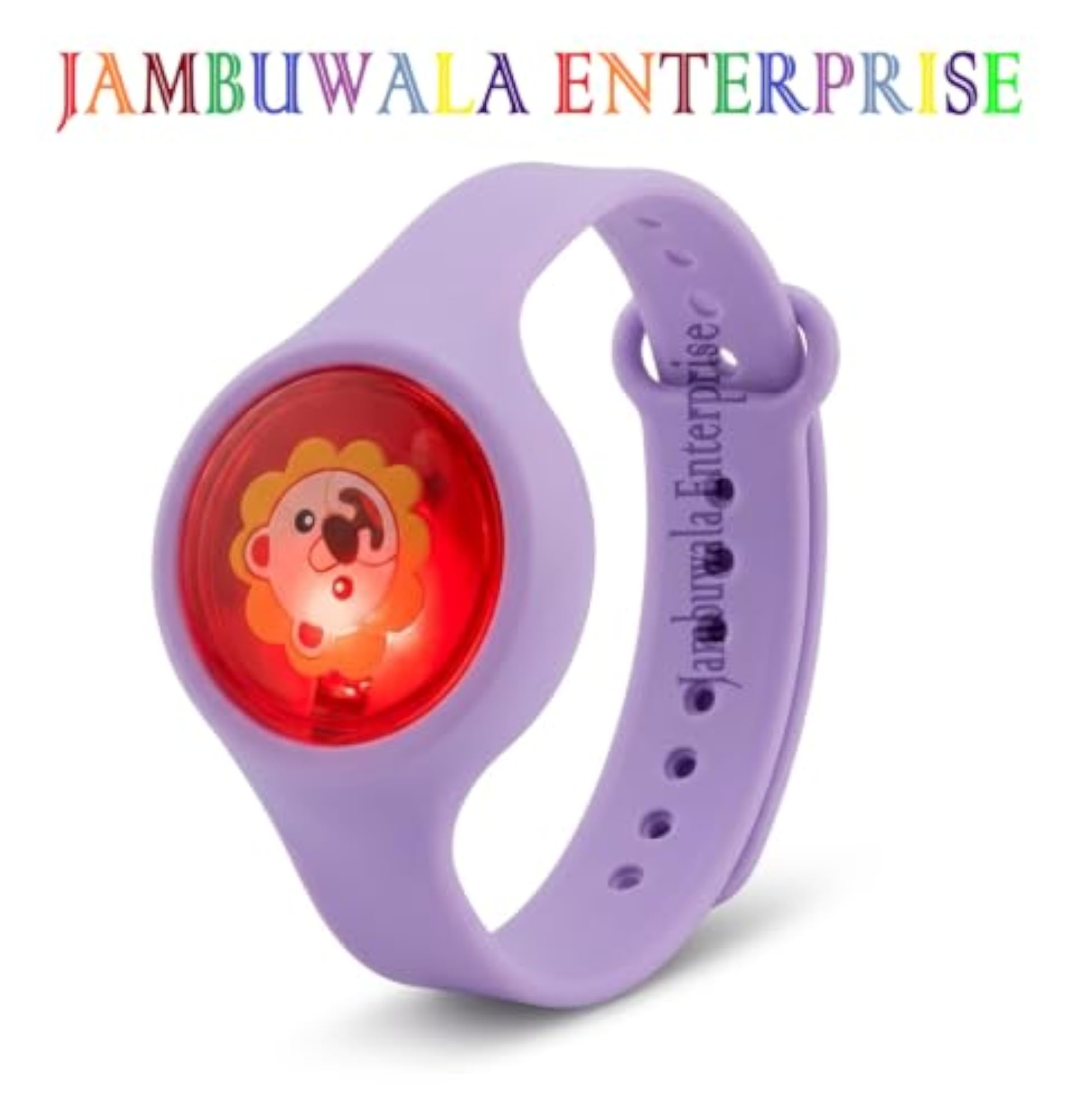 Wrist Band LED Light-Up Motion Activated Bracelet, Multi-Color
